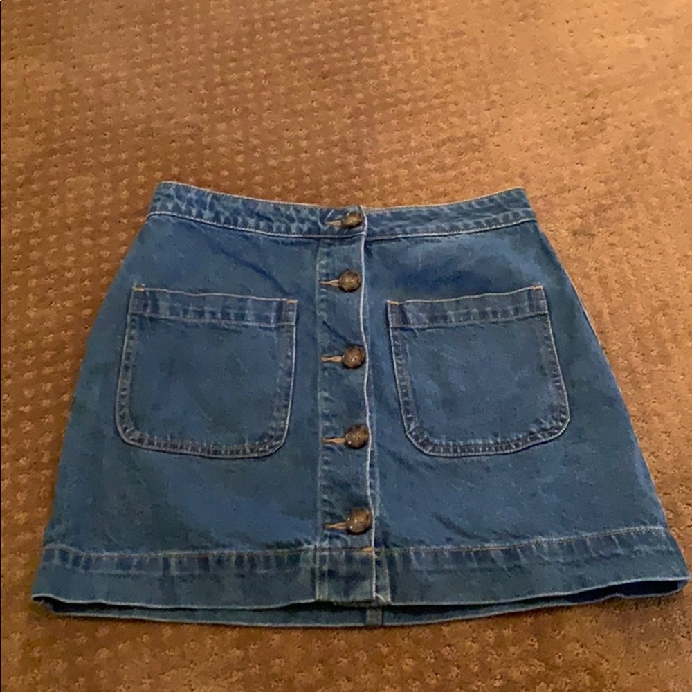 High waisted Free People skirt